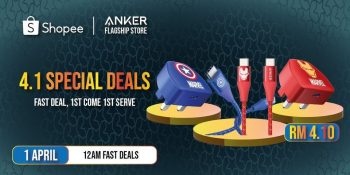 Anker-4.1-Special-Deal-on-Shopee-350x175 - Electronics & Computers IT Gadgets Accessories Johor Kedah Kelantan Kuala Lumpur Melaka Negeri Sembilan Online Store Pahang Penang Perak Perlis Promotions & Freebies Putrajaya Sabah Sarawak Selangor Terengganu 