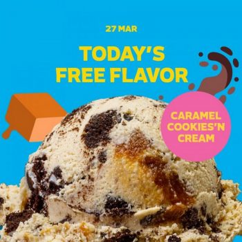 Baskin-Robbins-FREE-Caramel-CookiesN-Cream-Ice-Cream-Promotion-350x350 - Beverages Food , Restaurant & Pub Ice Cream Johor Kedah Kelantan Kuala Lumpur Melaka Negeri Sembilan Pahang Penang Perak Perlis Promotions & Freebies Putrajaya Sabah Sarawak Selangor Terengganu 