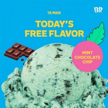 Baskin-Robbins-Free-Mint-Chocolate-Chip-Ice-Cream-Promotion-350x350 - Beverages Food , Restaurant & Pub Ice Cream Johor Kedah Kelantan Kuala Lumpur Melaka Negeri Sembilan Pahang Penang Perak Perlis Promotions & Freebies Putrajaya Sabah Sarawak Selangor Terengganu 