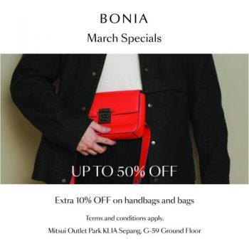 Bonia-March-Promotion-at-Mitsui-Outlet-Park-350x350 - Bags Fashion Accessories Fashion Lifestyle & Department Store Handbags Selangor 