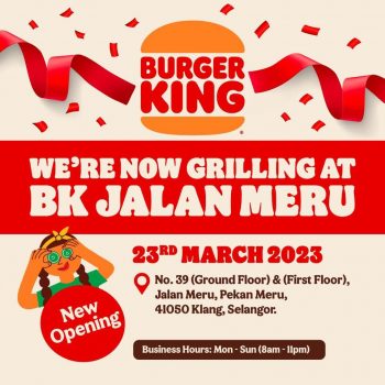 Burger-King-Opening-Promo-at-Jalan-Meru-350x350 - Beverages Burger Food , Restaurant & Pub Promotions & Freebies Selangor 