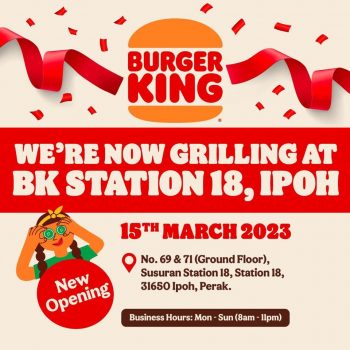Burger-King-Opening-Promotion-at-Station-18-Ipoh-1-350x350 - Beverages Burger Food , Restaurant & Pub Perak Promotions & Freebies 