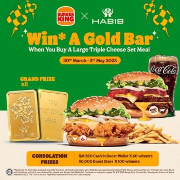 Burger-King-Win-Gold-Bar-Promotion-350x350 - Beverages Burger Food , Restaurant & Pub Johor Kedah Kelantan Kuala Lumpur Melaka Negeri Sembilan Pahang Penang Perak Perlis Promotions & Freebies Putrajaya Sabah Sarawak Selangor Terengganu 