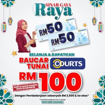 COURTS-Free-Cash-Voucher-Raya-Promotion-at-Shah-Alam-Sek26-350x350 - Electronics & Computers Furniture Home & Garden & Tools Home Appliances Home Decor Kitchen Appliances Promotions & Freebies Selangor 