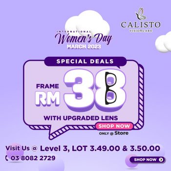 Calisto-International-Womens-Day-Promo-2-350x350 - Eyewear Fashion Accessories Fashion Lifestyle & Department Store Kuala Lumpur Promotions & Freebies Selangor 