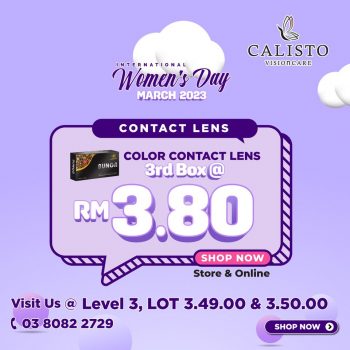 Calisto-International-Womens-Day-Promo-3-350x350 - Eyewear Fashion Accessories Fashion Lifestyle & Department Store Kuala Lumpur Promotions & Freebies Selangor 