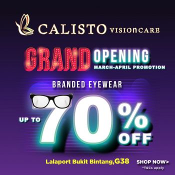 Calisto-Vision-Care-Grand-Opening-Deal-at-LaLaport-BBCC-350x350 - Eyewear Fashion Lifestyle & Department Store Kuala Lumpur Promotions & Freebies Sales Happening Now In Malaysia Selangor 