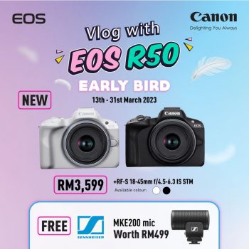 Canon-EOS-R50-Early-Bird-Deal-350x350 - Cameras Electronics & Computers IT Gadgets Accessories Johor Kedah Kelantan Kuala Lumpur Melaka Negeri Sembilan Pahang Penang Perak Perlis Promotions & Freebies Putrajaya Sabah Sarawak Selangor Terengganu 