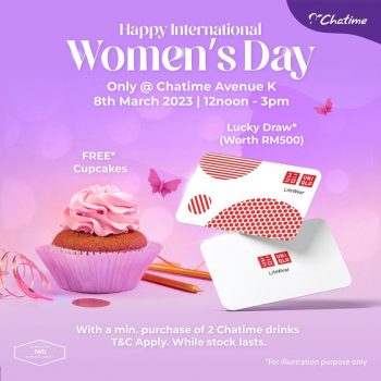 Chatime-International-Womens-Day-Deal-350x350 - Beverages Food , Restaurant & Pub Kuala Lumpur Promotions & Freebies Selangor 