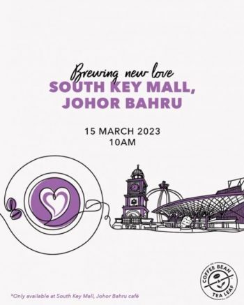 Coffee-Bean-Opening-Promotion-at-South-Key-Mall-350x437 - Beverages Food , Restaurant & Pub Johor Promotions & Freebies 