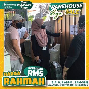 DIY-Wainscoting-Warehouse-Sale-1-350x350 - Building Materials Home & Garden & Tools Safety Tools & DIY Tools Selangor Warehouse Sale & Clearance in Malaysia 