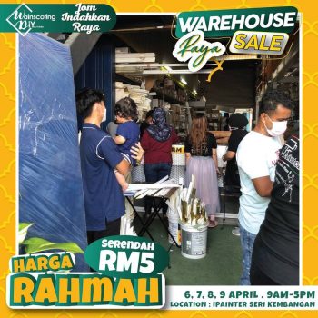 DIY-Wainscoting-Warehouse-Sale-2-350x350 - Building Materials Home & Garden & Tools Safety Tools & DIY Tools Selangor Warehouse Sale & Clearance in Malaysia 