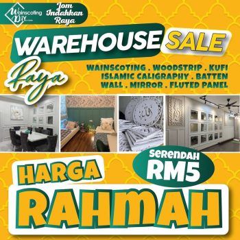 DIY-Wainscoting-Warehouse-Sale-350x350 - Building Materials Home & Garden & Tools Safety Tools & DIY Tools Selangor Warehouse Sale & Clearance in Malaysia 