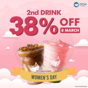 DON-Coffee-International-Womens-Day-Promo-350x350 - Beverages Food , Restaurant & Pub Johor Kedah Kelantan Kuala Lumpur Melaka Negeri Sembilan Pahang Penang Perak Perlis Promotions & Freebies Putrajaya Sabah Sarawak Selangor Terengganu 