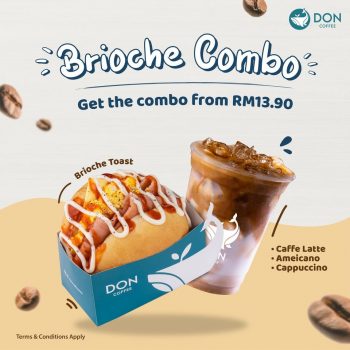 DON-Coffee-Pasta-Combo-Deal-1-350x350 - Beverages Food , Restaurant & Pub Penang Promotions & Freebies Selangor 