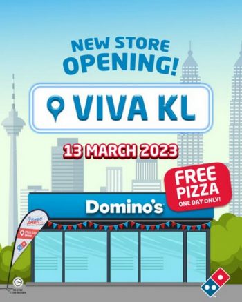 Dominos-Pizza-Opening-Promotion-at-Viva-KL-350x438 - Beverages Food , Restaurant & Pub Kuala Lumpur Pizza Promotions & Freebies Selangor 