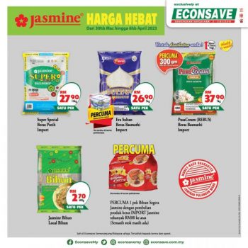 Econsave-Jasmine-Rice-Promotion-1-350x350 - Johor Kedah Kelantan Kuala Lumpur Melaka Negeri Sembilan Pahang Penang Perak Perlis Promotions & Freebies Putrajaya Selangor Supermarket & Hypermarket Terengganu 