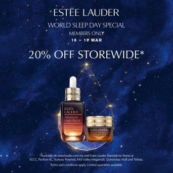 Estee-Lauder-World-Sleep-Day-Promotion-350x350 - Beauty & Health Johor Kedah Kelantan Kuala Lumpur Melaka Negeri Sembilan Online Store Pahang Penang Perak Perlis Personal Care Promotions & Freebies Putrajaya Sabah Sarawak Selangor Skincare Terengganu 