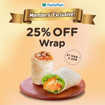 FamilyMart-Member-Wrap-25-OFF-Promotion-350x350 - Beverages Food , Restaurant & Pub Johor Kedah Kelantan Kuala Lumpur Melaka Negeri Sembilan Pahang Penang Perak Perlis Promotions & Freebies Putrajaya Sabah Sarawak Selangor Supermarket & Hypermarket Terengganu 