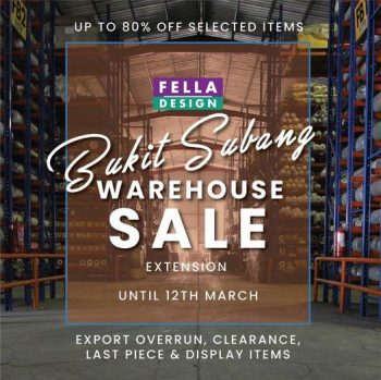 Fella-Design-Warehouse-Sale-at-Bukit-Subang-350x349 - Furniture Home & Garden & Tools Home Decor Selangor Warehouse Sale & Clearance in Malaysia 