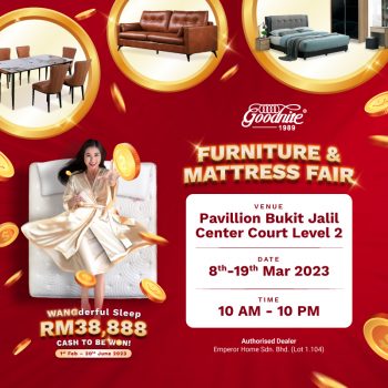 Goodnite-Furniture-Mattress-Fair-at-Pavilion-350x350 - Beddings Events & Fairs Home & Garden & Tools Kuala Lumpur Mattress Selangor 