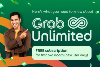 GrabUnlimited-Free-Subscription-Promo-350x234 - Johor Kedah Kelantan Kuala Lumpur Melaka Negeri Sembilan Others Pahang Penang Perak Perlis Promotions & Freebies Putrajaya Sabah Sarawak Selangor Terengganu 