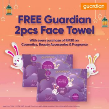 Guardian-Free-Guardian-2pcs-Face-Towel-Promotion-350x350 - Beauty & Health Cosmetics Health Supplements Johor Kedah Kelantan Kuala Lumpur Melaka Negeri Sembilan Pahang Penang Perak Perlis Personal Care Promotions & Freebies Putrajaya Sabah Sarawak Selangor Terengganu 