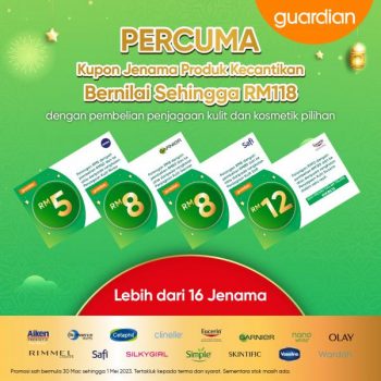 Guardian-Skincare-Cosmetics-Free-Voucher-Promotion-350x350 - Beauty & Health Cosmetics Health Supplements Johor Kedah Kelantan Kuala Lumpur Melaka Negeri Sembilan Pahang Penang Perak Perlis Personal Care Promotions & Freebies Putrajaya Sabah Sarawak Selangor Skincare Terengganu 