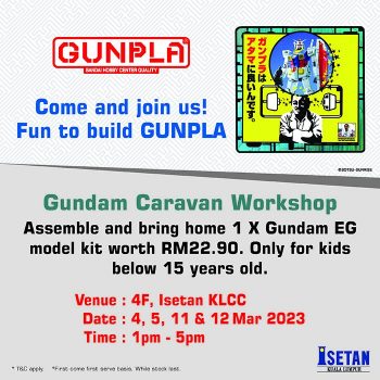 Gundamn-Caravan-Workshop-at-Isetan-1-350x350 - Events & Fairs Kuala Lumpur Others Selangor 