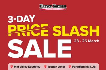 Harvey-Norman-3-Day-Price-Slash-Sale-350x232 - Electronics & Computers Home Appliances IT Gadgets Accessories Johor Malaysia Sales 