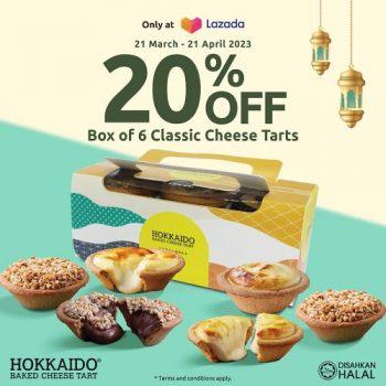 Hokkaido-Baked-Cheese-Tart-Lazada-Ramadan-Promotion-2-350x350 - Beverages Food , Restaurant & Pub Johor Kedah Kelantan Kuala Lumpur Melaka Negeri Sembilan Pahang Penang Perak Perlis Promotions & Freebies Putrajaya Sabah Sarawak Selangor Terengganu 