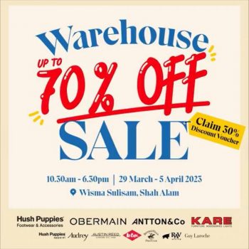 Hush-Puppies-Warehouse-Sale-350x350 - Apparels Fashion Accessories Fashion Lifestyle & Department Store Selangor Warehouse Sale & Clearance in Malaysia 