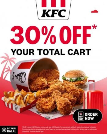 KFC-30-off-Promo-350x438 - Beverages Food , Restaurant & Pub Johor Kedah Kelantan Kuala Lumpur Melaka Negeri Sembilan Pahang Penang Perak Perlis Promotions & Freebies Putrajaya Sabah Sarawak Selangor Terengganu 