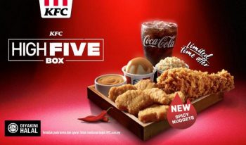 KFC-High-Five-Box-Promotion-350x206 - Beverages Food , Restaurant & Pub Johor Kedah Kelantan Kuala Lumpur Melaka Negeri Sembilan Pahang Penang Perak Perlis Promotions & Freebies Putrajaya Sabah Sarawak Selangor Terengganu 