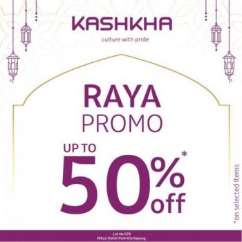 Kashkha-Raya-Sale-at-Mitsui-Outlet-Park-350x350 - Apparels Fashion Accessories Fashion Lifestyle & Department Store Malaysia Sales Selangor 