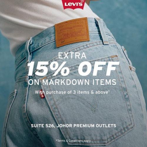 28 Mar-2 Apr 2023: Levi's Special Sale at Johor Premium Outlets ...
