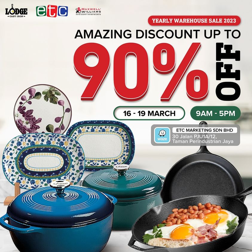 Lodge-and-Maxwell-Williams-Yearly-Warehouse-Sales - Home & Garden & Tools Kitchenware Selangor Warehouse Sale & Clearance in Malaysia 
