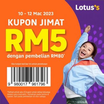 Lotuss-FREE-RM5-Coupon-Promotion-350x350 10-12 Mar 2023: Lotus's FREE RM5 Coupon Promotion