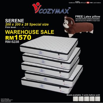 MFO-Mattress-Warehouse-Sale-6-1-350x350 - Beddings Home & Garden & Tools Mattress Selangor Warehouse Sale & Clearance in Malaysia 