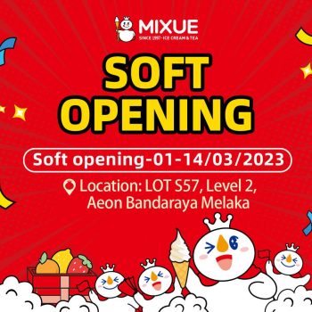 MIXUE-Soft-Opening-at-Aeon-Bandaraya-350x350 - Beverages Food , Restaurant & Pub Ice Cream Melaka Promotions & Freebies 