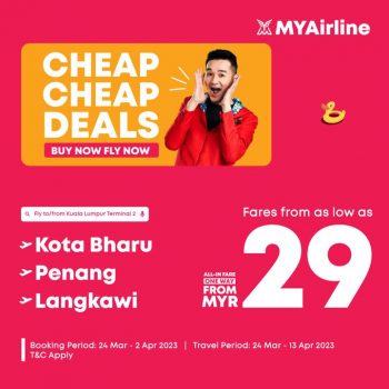 MYAirline-Cheap-Cheap-Deals-350x350 - Air Fare Johor Kedah Kelantan Kuala Lumpur Melaka Negeri Sembilan Online Store Pahang Penang Perak Perlis Promotions & Freebies Putrajaya Sabah Sarawak Selangor Sports,Leisure & Travel Terengganu Travel Packages 
