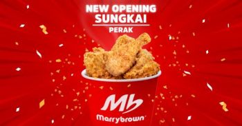 Marrybrown-Opening-Promotion-at-Sungkai-Perak-350x183 - Beverages Food , Restaurant & Pub Perak Promotions & Freebies Sales Happening Now In Malaysia This Week Sales In Malaysia 