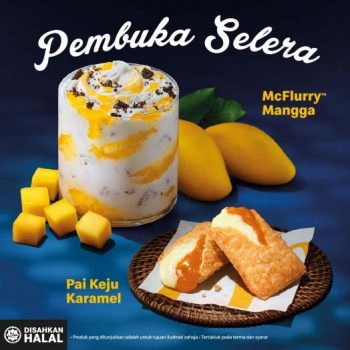 McDonalds-Mango-McFlury-and-Caramel-Cream-Cheese-Pie-350x350 - Beverages Food , Restaurant & Pub Johor Kedah Kelantan Kuala Lumpur Melaka Negeri Sembilan Pahang Penang Perak Perlis Promotions & Freebies Putrajaya Sabah Sarawak Selangor Terengganu 