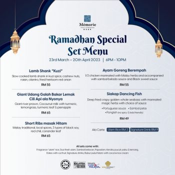 Memorie-Cafe-Ramadan-Special-Set-Menu-1-350x350 - Beverages Food , Restaurant & Pub Johor Kedah Kelantan Kuala Lumpur Melaka Negeri Sembilan Pahang Penang Perak Perlis Promotions & Freebies Putrajaya Sabah Sarawak Selangor Terengganu 