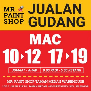Mr.-Paint-Shop-Warehouse-Sale-350x350 - Building Materials Home & Garden & Tools Home Decor Safety Tools & DIY Tools Selangor Warehouse Sale & Clearance in Malaysia 