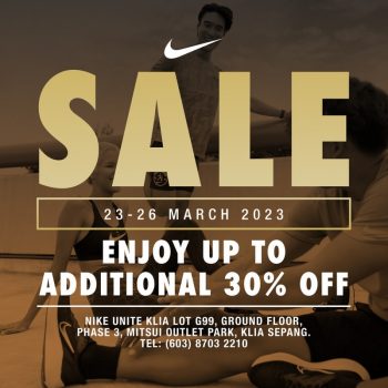 Nike-Special-Sale-at-Mitsui-Outlet-Park-KLIA-Sepang-350x350 - Apparels Fashion Accessories Fashion Lifestyle & Department Store Malaysia Sales Selangor 