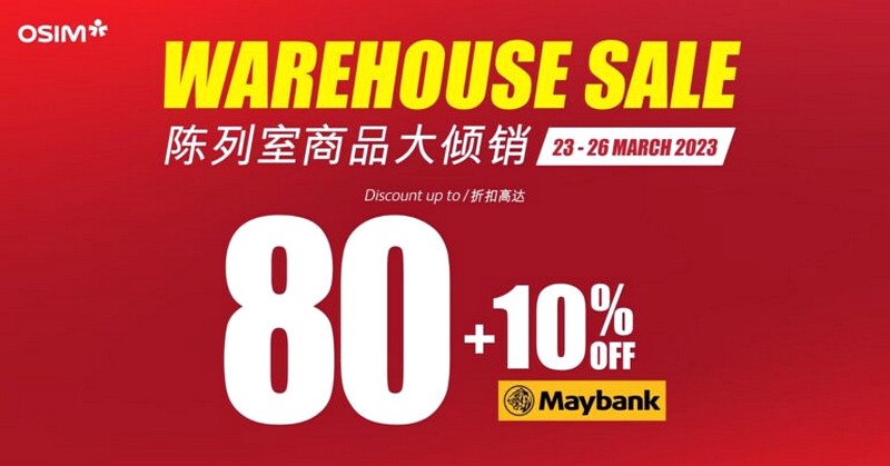 OSIM-Warehouse-Sale-2023-Malaysa-Jualan-Gudang-Clearance-at-Petaling-Jaya-HQ - Electronics & Computers Home Appliances Kuala Lumpur Location Massage Selangor Warehouse Sale & Clearance in Malaysia 