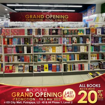 POPULAR-Grand-Opening-Promotion-at-IOI-City-Mall-4-350x350 - Books & Magazines Promotions & Freebies Putrajaya Stationery 