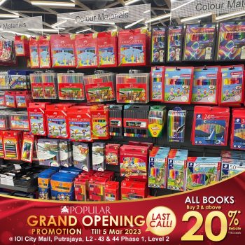 POPULAR-Grand-Opening-Promotion-at-IOI-City-Mall-8-350x350 - Books & Magazines Promotions & Freebies Putrajaya Stationery 