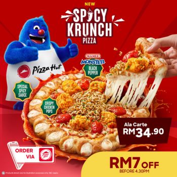 Pizza-Hut-Spicy-Krunch-Pizza-Special-1-350x350 - Beverages Food , Restaurant & Pub Johor Kedah Kelantan Kuala Lumpur Melaka Negeri Sembilan Pahang Penang Perak Perlis Pizza Promotions & Freebies Putrajaya Sabah Sarawak Selangor Terengganu 